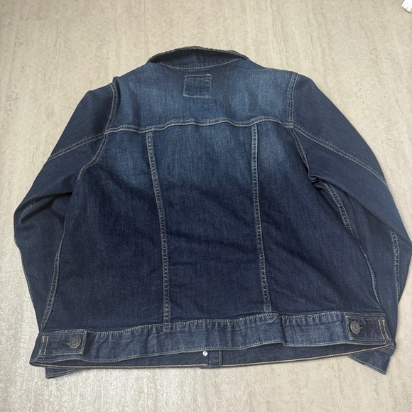 LC Lauren Conrad Blue Jean Jacket Medium-Dark Wash - Picture 7 of 9